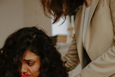 girl helping another girl