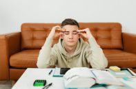 guy focusing