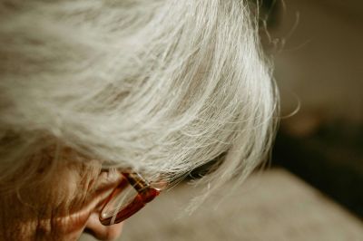 old person hair