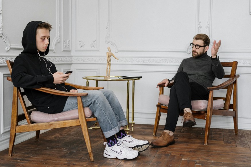 therapist with patient