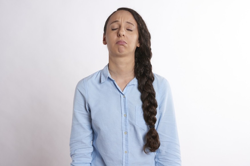 woman suffering mental health problems