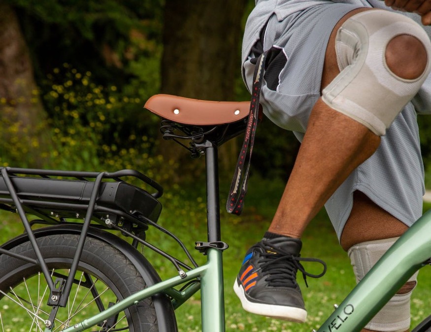 guy riding a bike