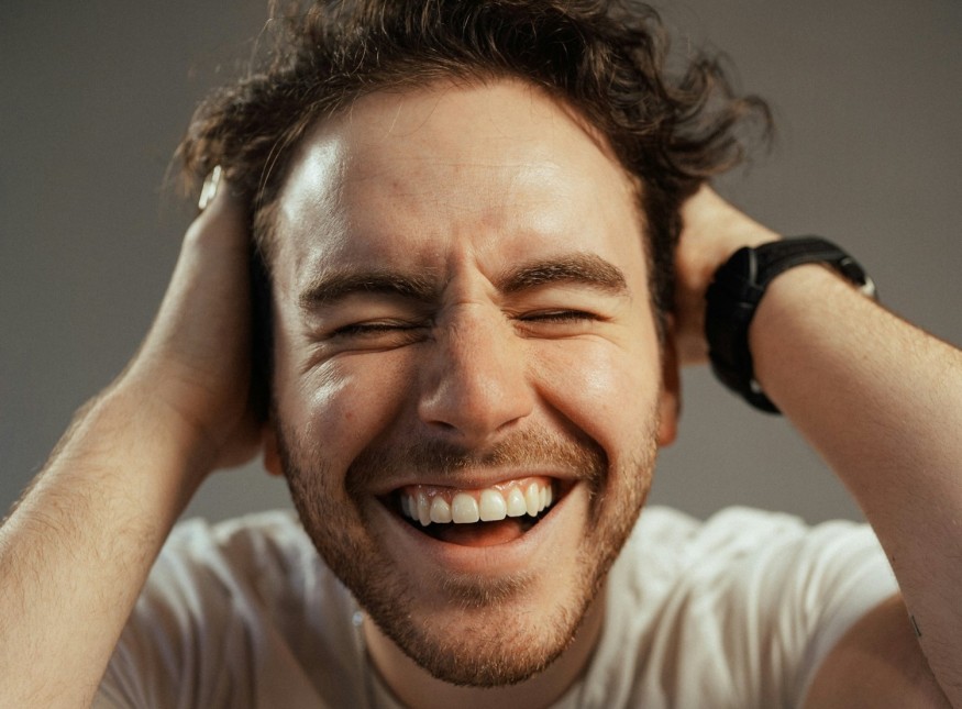 wide smile