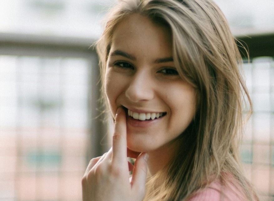 girl smiling