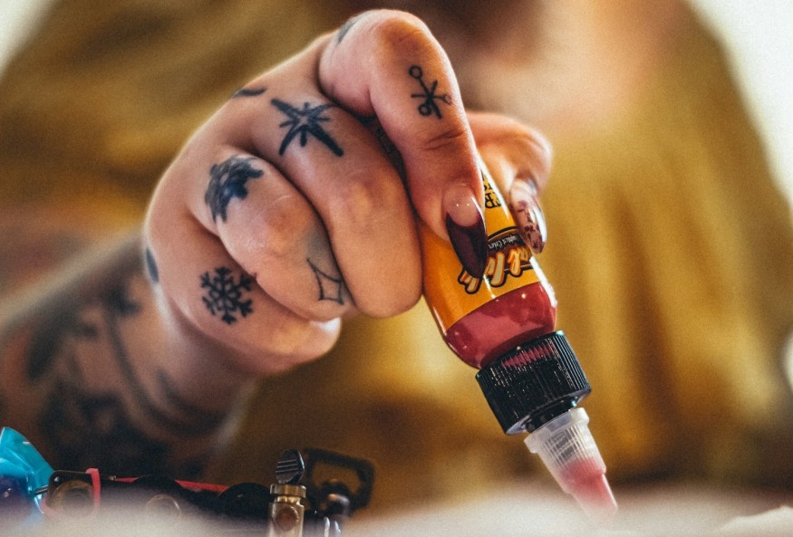 red ink tattoo