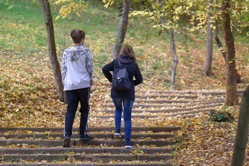 climb stairs
