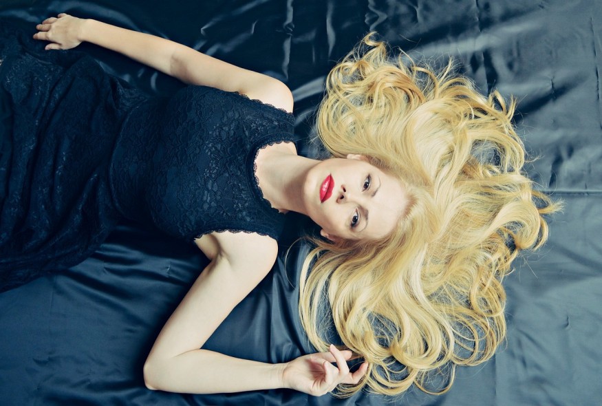 woman in bed